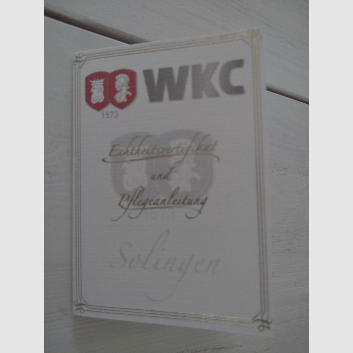 Deutscher Marine Offiziersäbel M/1923 WKC Solingen