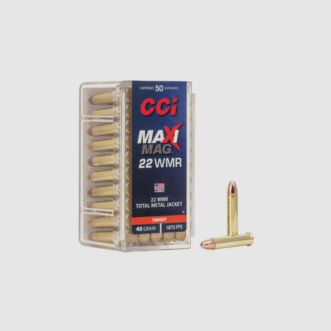 CCI KK-Munition .22WMR Maxi Mag VM 50 Stk   2,6g/40grs