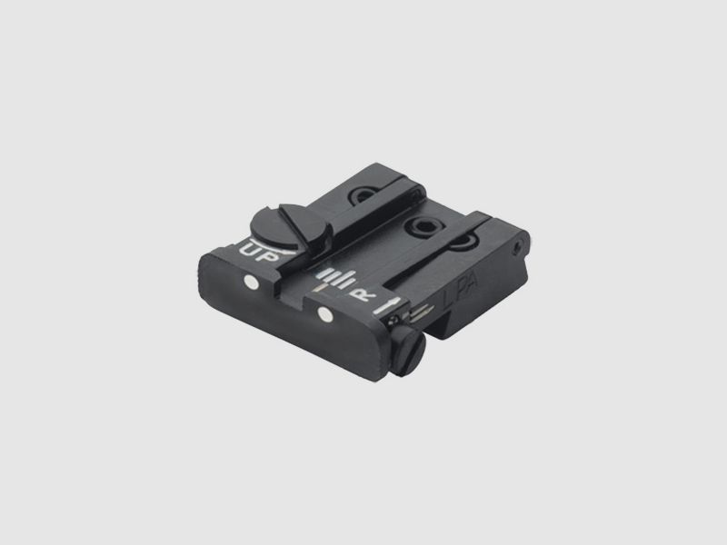 Hausse réglable LPA TPU à points blancs pour Ruger cal. .22LR (MKII)