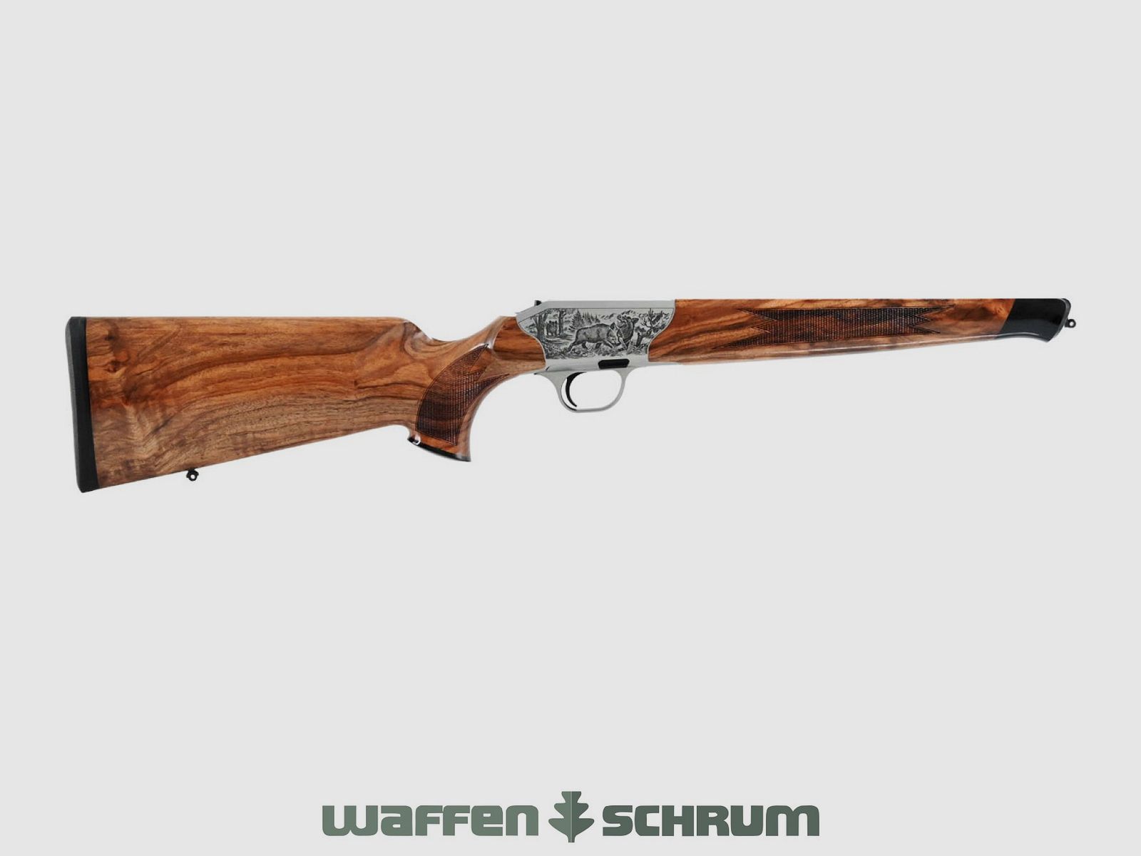 Blaser System R8 Luxus SHK:4 Gravur: rechts-Schwarzwild & links-Rotwild