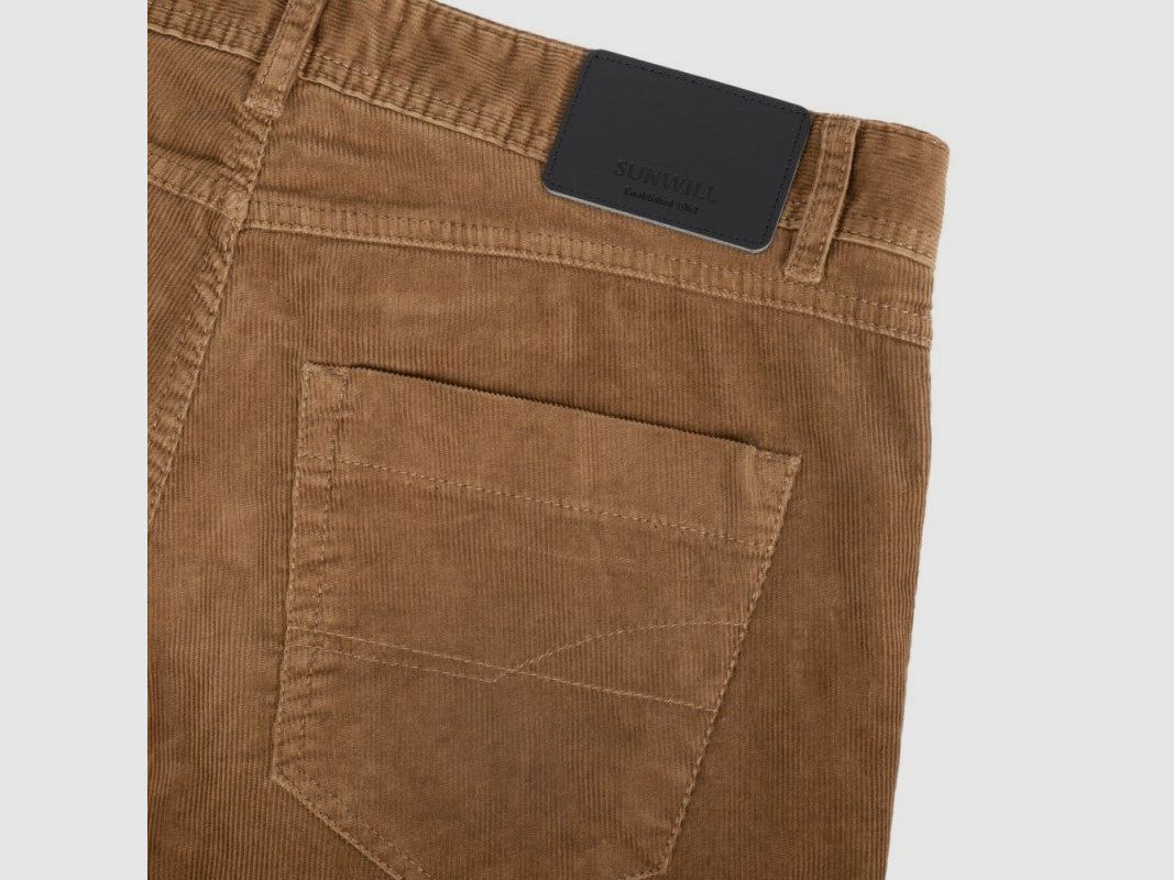 Sunwill Herren Hose Cord Fitted Fit