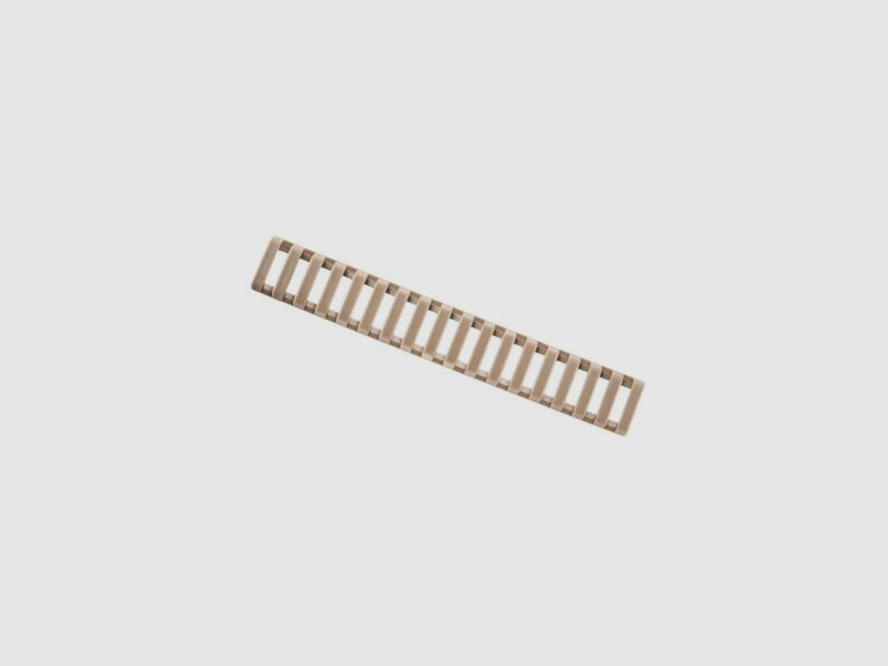 Cache-rail Picatinny ERGO Coyote-BR 18 emplacements (1 pièce)