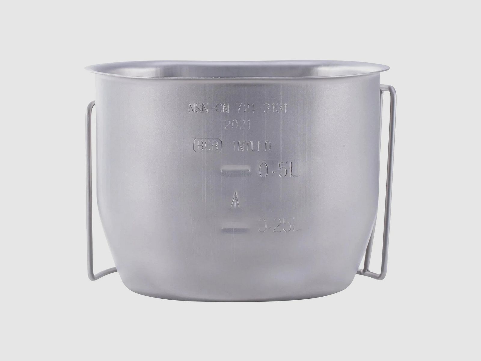 BCB BCB Campingbecher Crusader Cup Canteen silberfarben