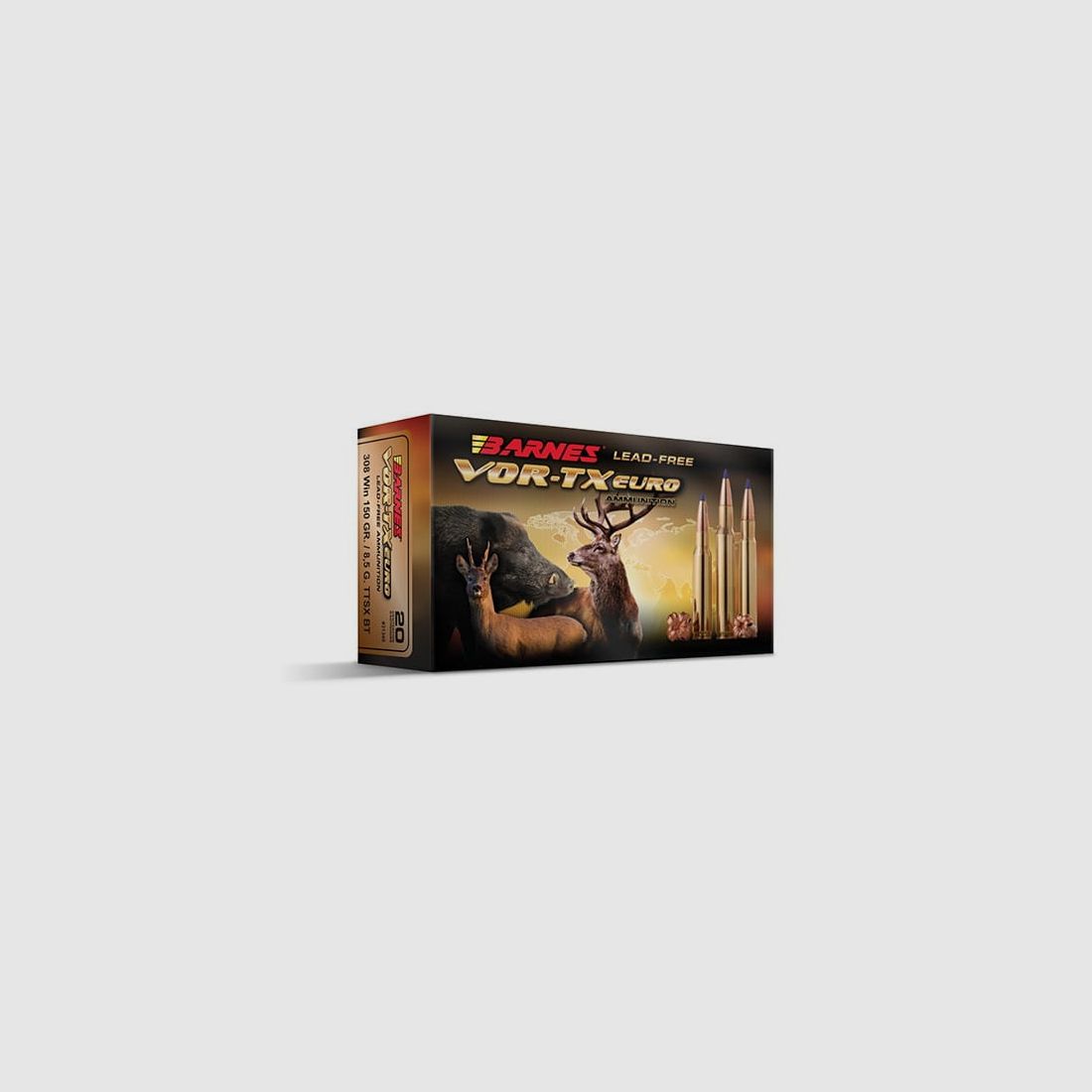 Barnes .308 Win VOR-TX EURO TTSX BT bleifrei 168 gr - 20 Stk