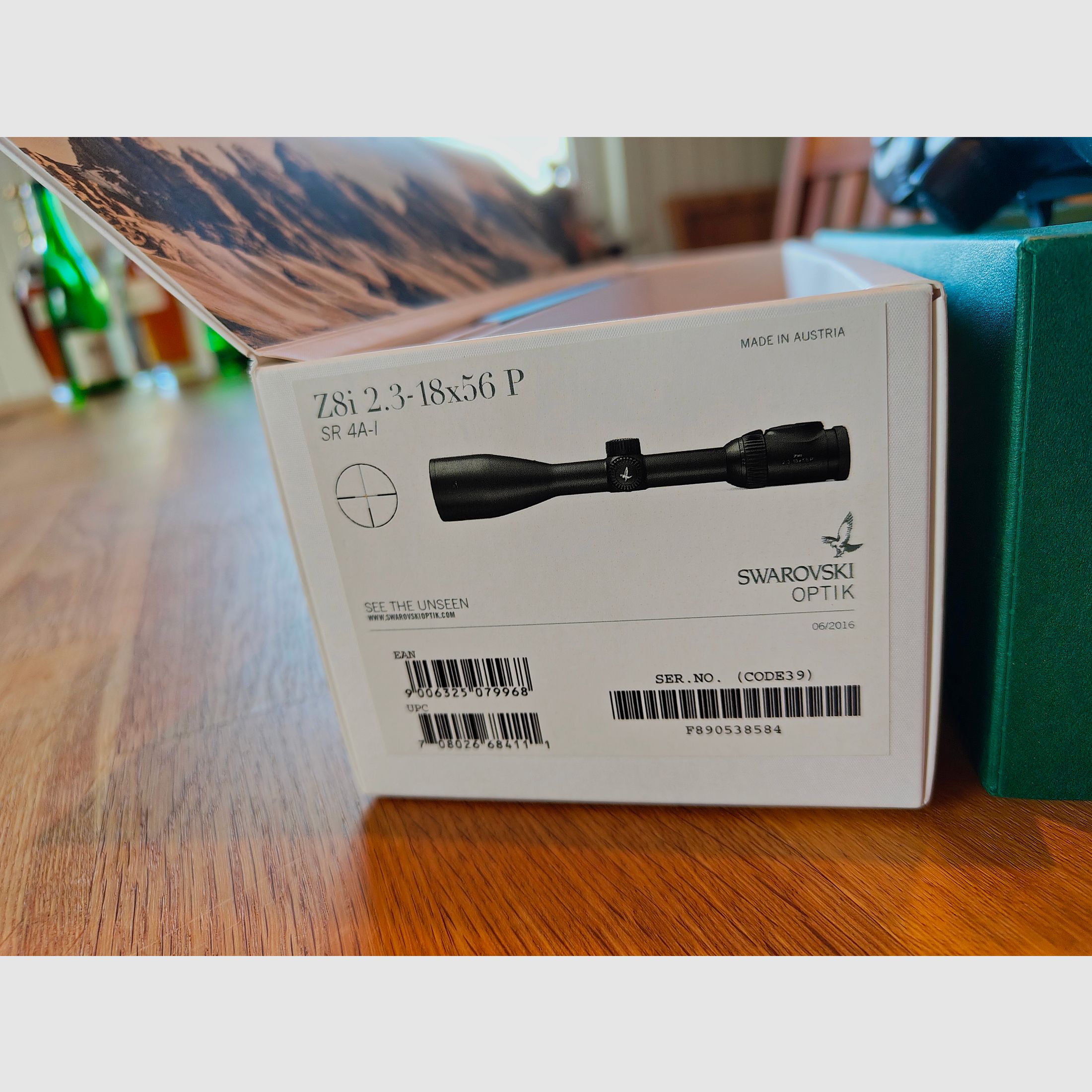 Telescopio de mira Swarovski Optik Z8i 2,3–18x56 P SR 4A-I incluido riel de montaje Blaser