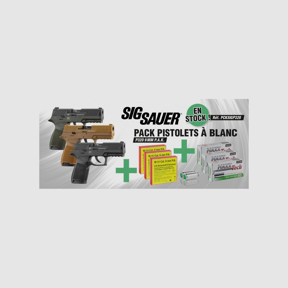 Pack Signalpistole SIG SAUER P320 9mm P.A.K.