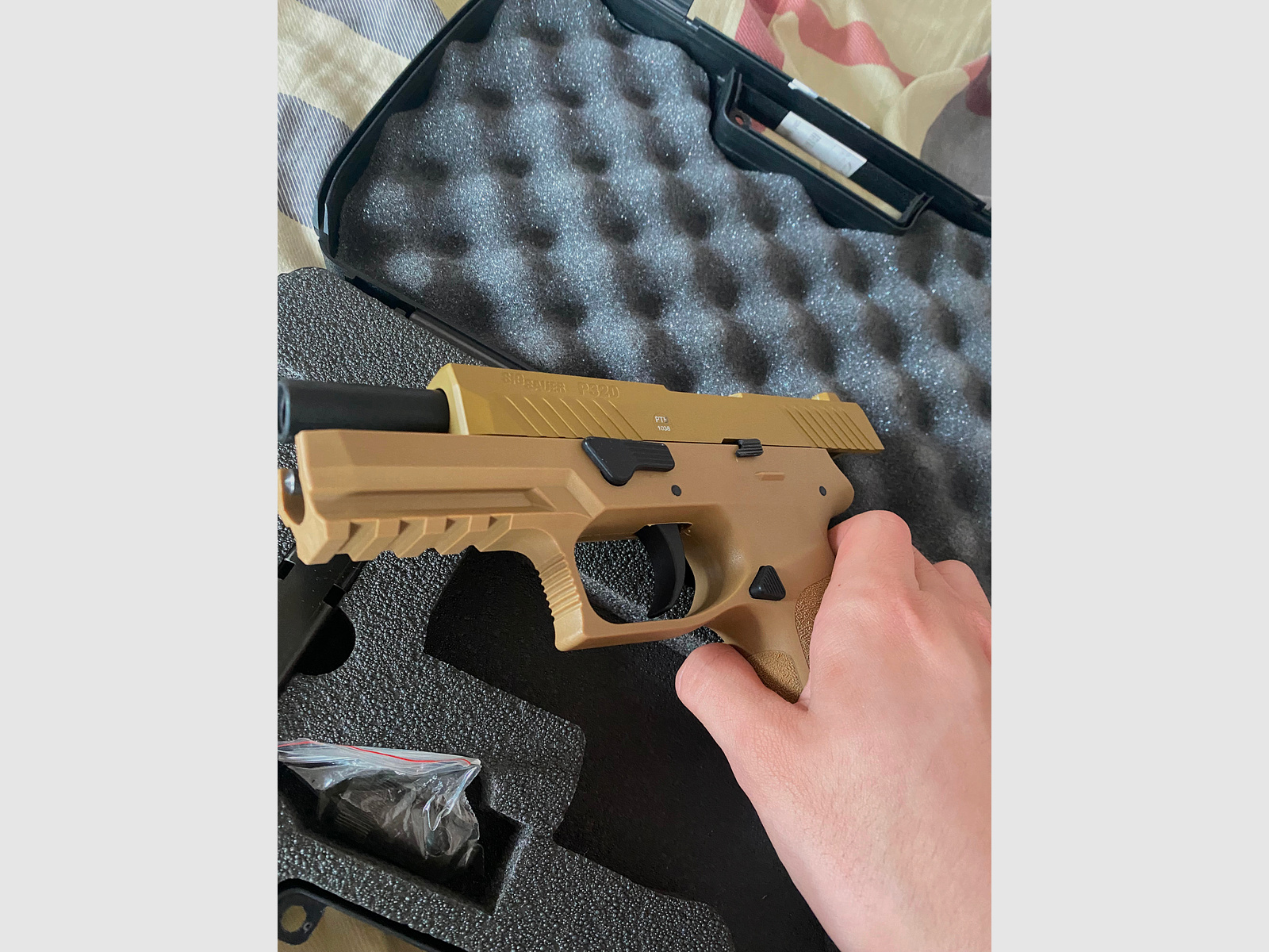 Sig sauer p320 Schreckschuss ungeschossen