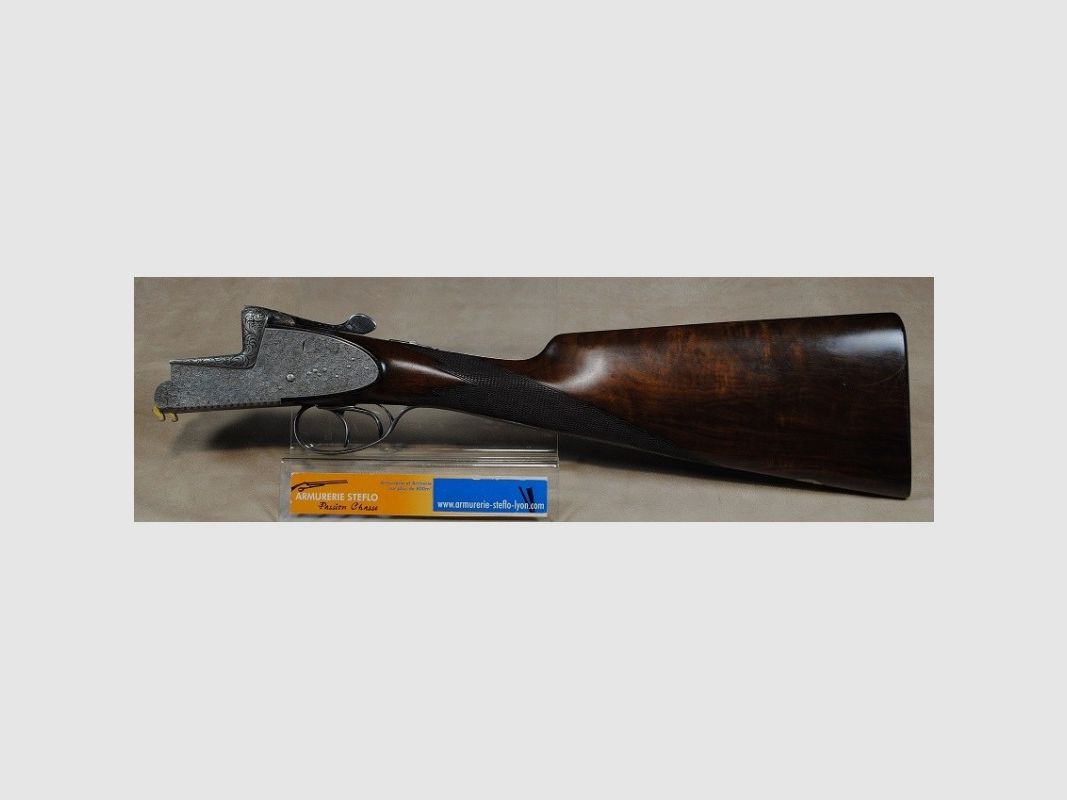Paar von Flinten Bockdoppelflinte mit Platten Merkel 303E 12/70, Bild 5 von 17