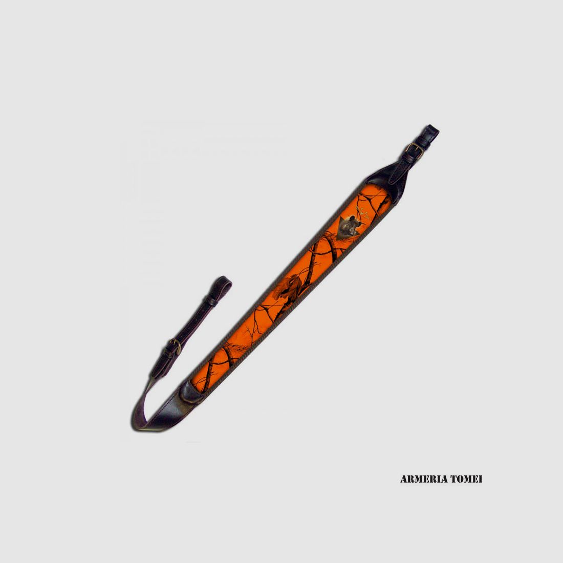 WILD ZONE – NEOPRENLEDERGURT 98CM ORANGE (SCHWEIN)