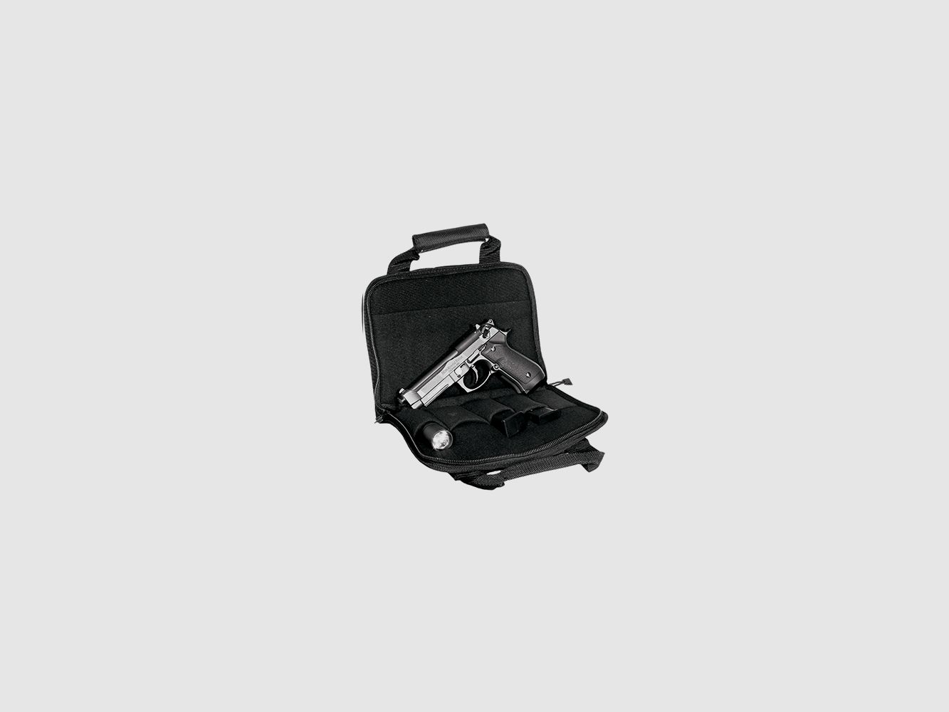 UTG® Homeland Security Deluxe Custodia per pistola singola, Nera