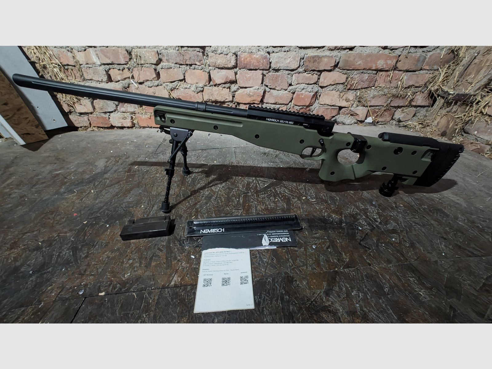 Novritsch SSG96 Mk2 Sniper Airsoft, zdjęcie 1 z 7
