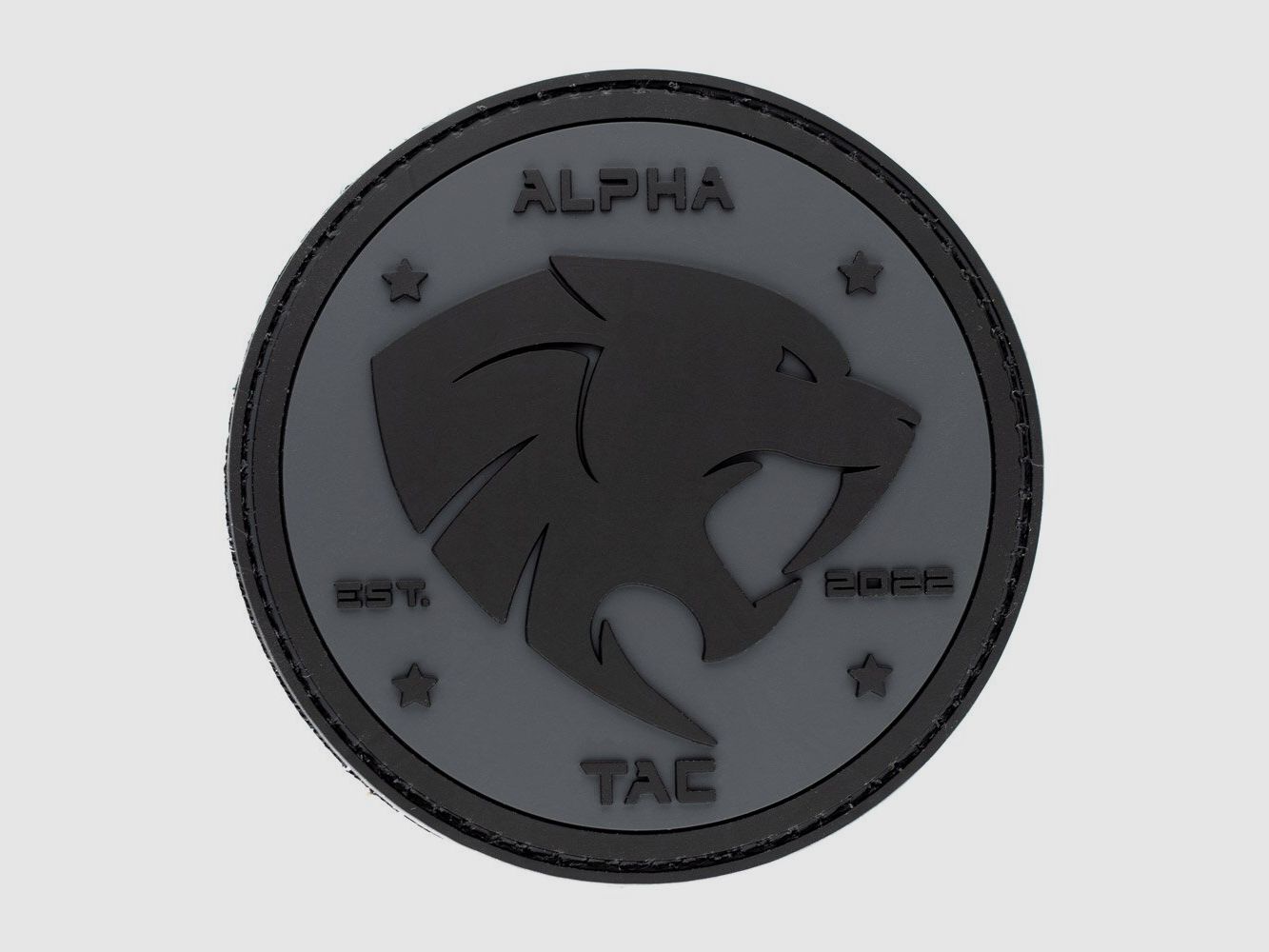 Alpha Tac Black PVC Patch
