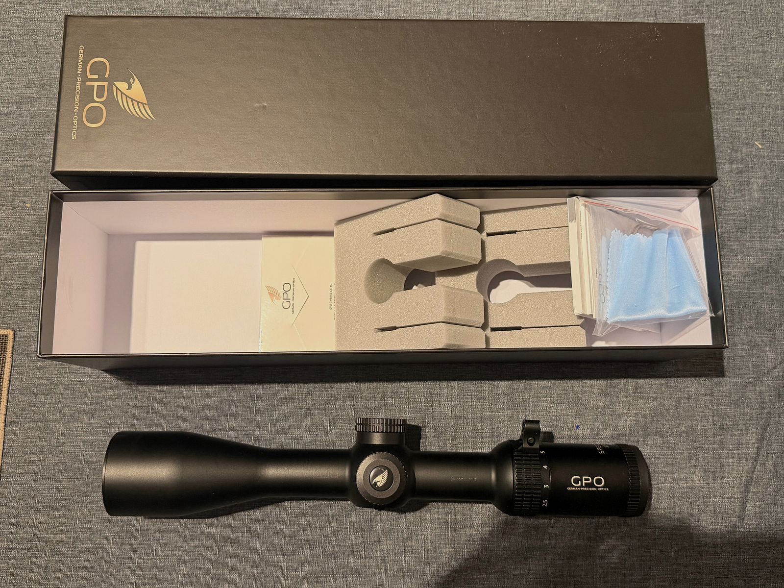 GPO Spectra 4x 2,5-10x44i z G4i Drop Absehen