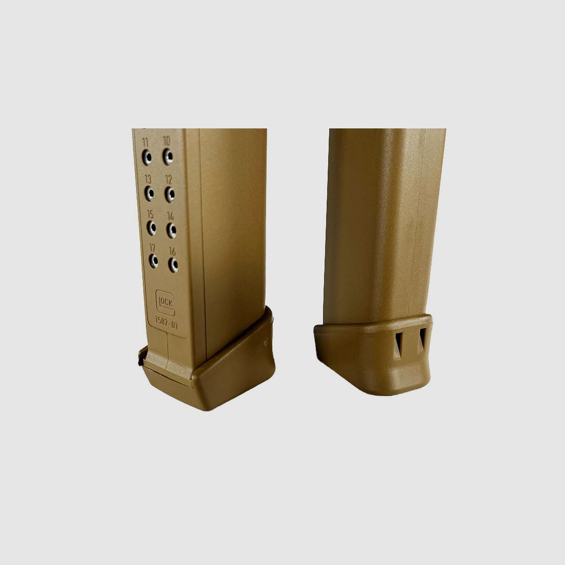 GLOCK Magazine Coyote Brown 9mm, Standard Gen5 - 17rd