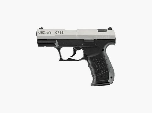 Walther CO2 Pistole CP99 Nickel Kal.4,5mm 3,5 Joule 8 Schuss