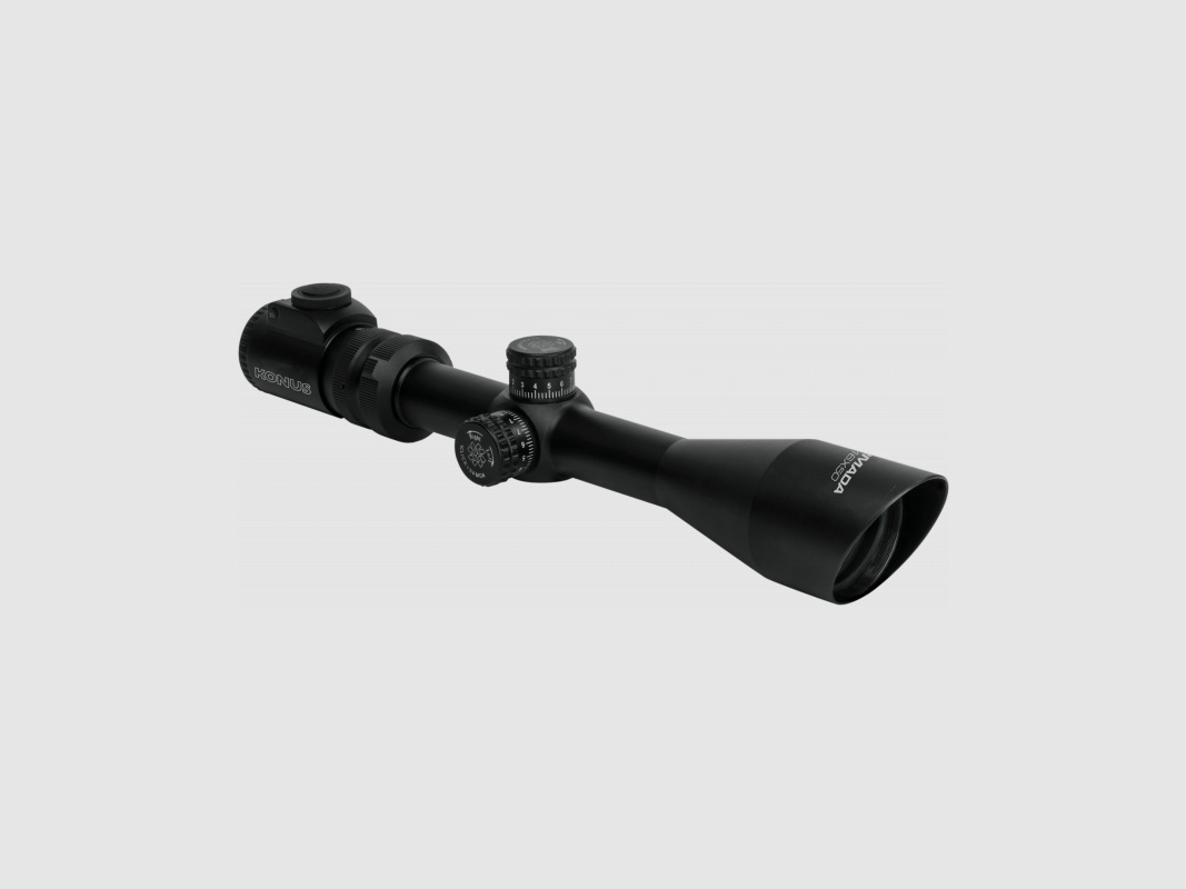 Konus Armada 4-16x50 Präzise Parallaxeverstellung am Okular, mit Libelle und Sonnenschutz