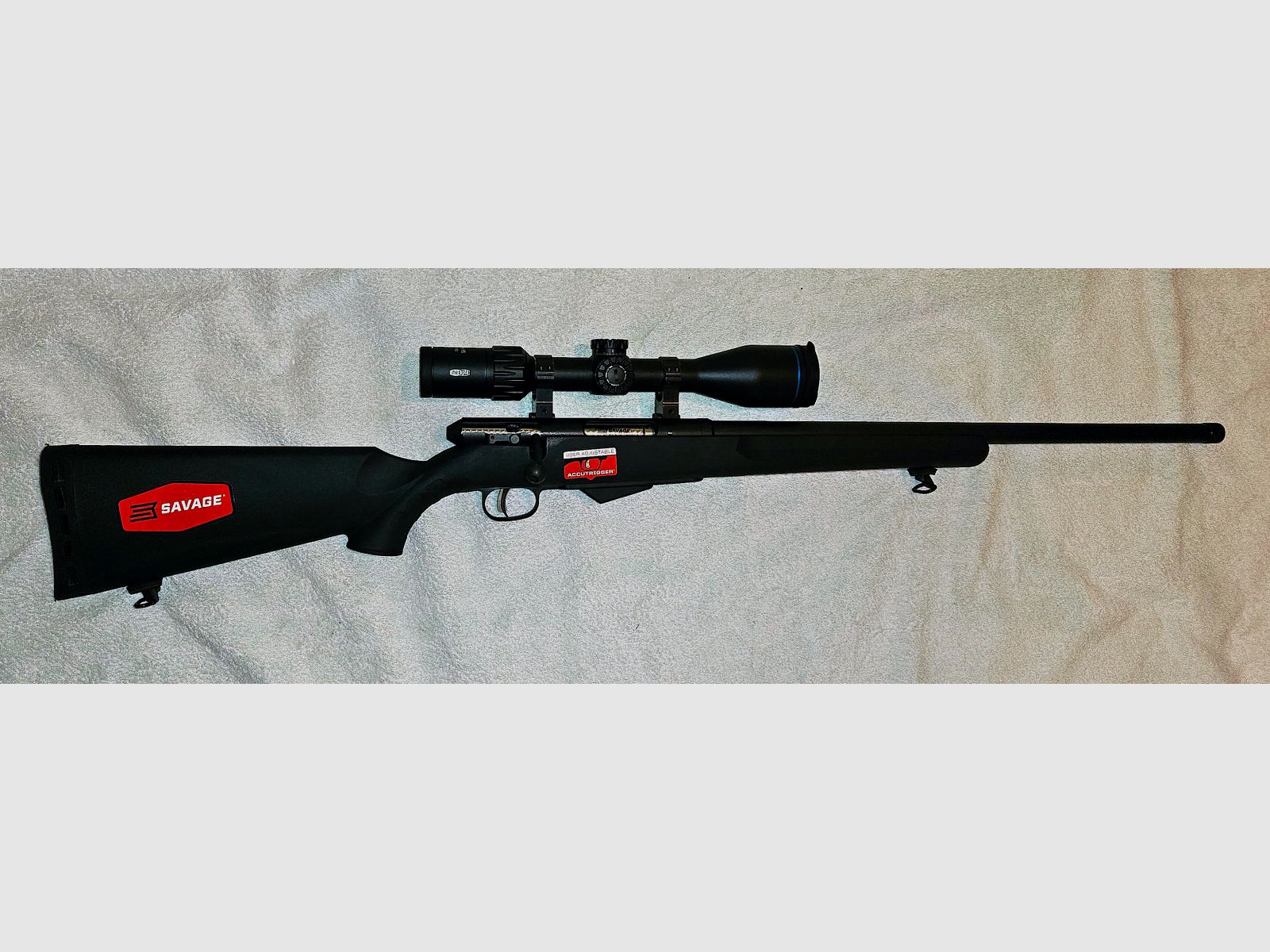 Savage 25 Walking Varminter M15x1 Gewinde .22 Hornet mit Zielfernrohr 3-15x50 Abs. 4c
