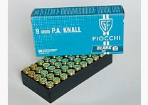 Fiocchi cartucce a salve cal. 9 mm P.A.K. per pistole 50 pz.