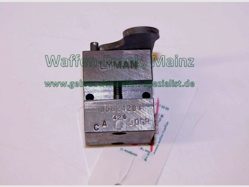 Lyman, USA Casting Mold for Handgun Bullets .38