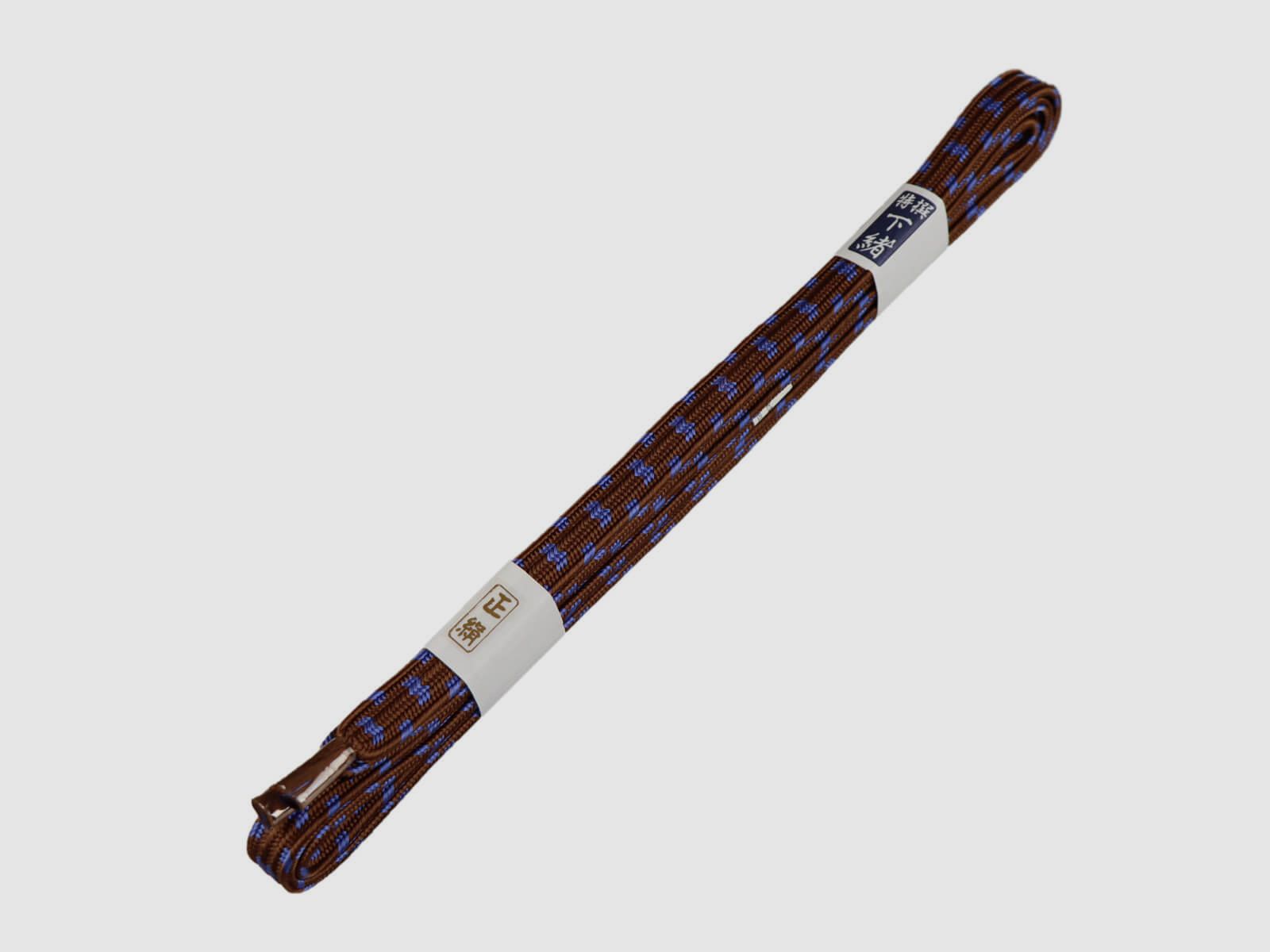 Sageo Kainokuchi Seide Japan braun-blau fr Katana