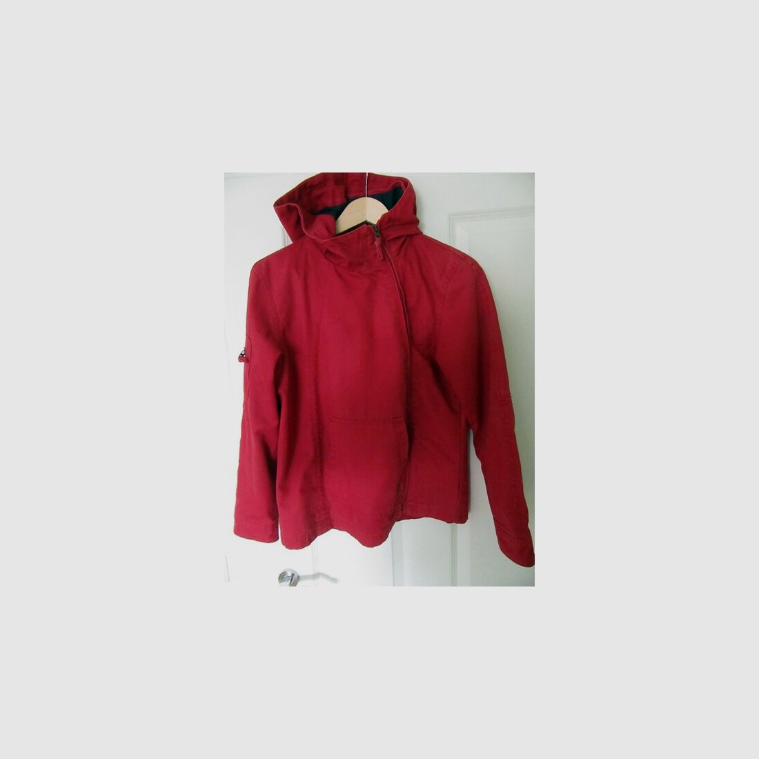 Damen 36er Mousqueton Jacke Rot Outdoorjacke Segeljacke
