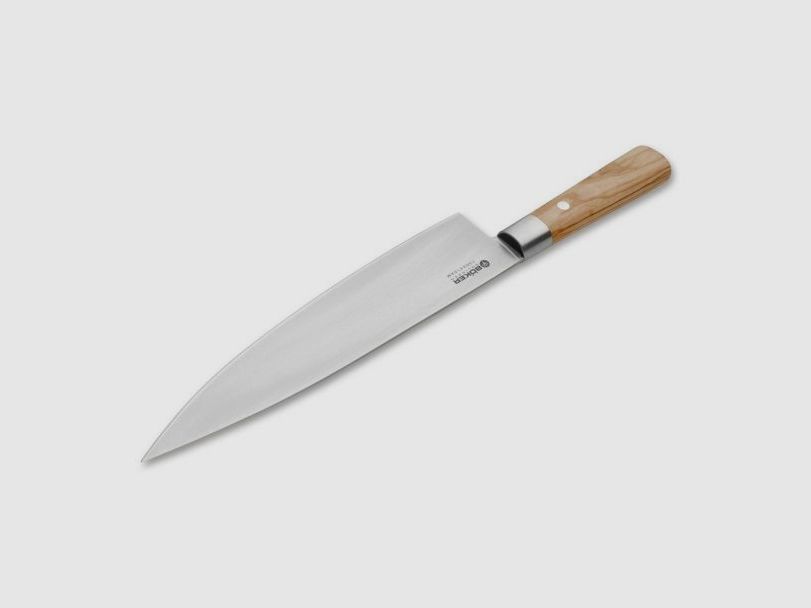 Böker Damast Olive Koksmes Groot, afbeelding 3 van 12