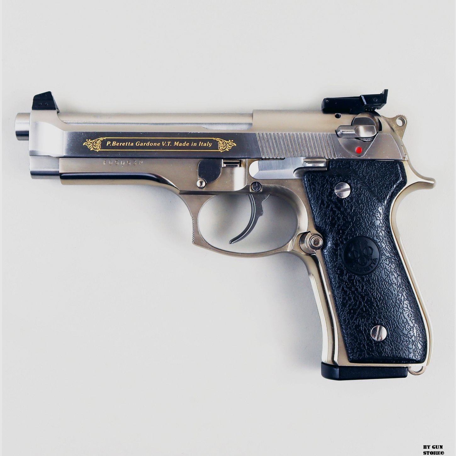 Pistola Beretta mod. 98 FS Stainless Golden cal. 9×21 matr. F05053P, immagine 1 di 21