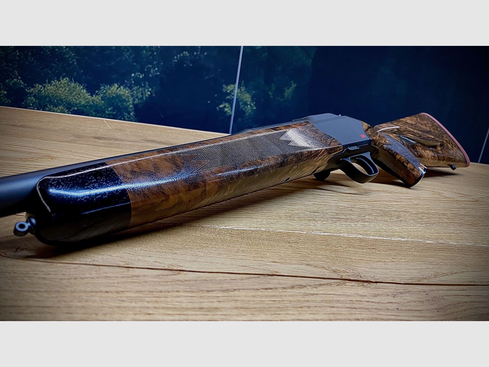 Blaser R8 mit Safari-Schaft / 52cm SW Lauf .308 / Holzklasse 7 / Rote Schaftkappe / Finanzierung möglich!