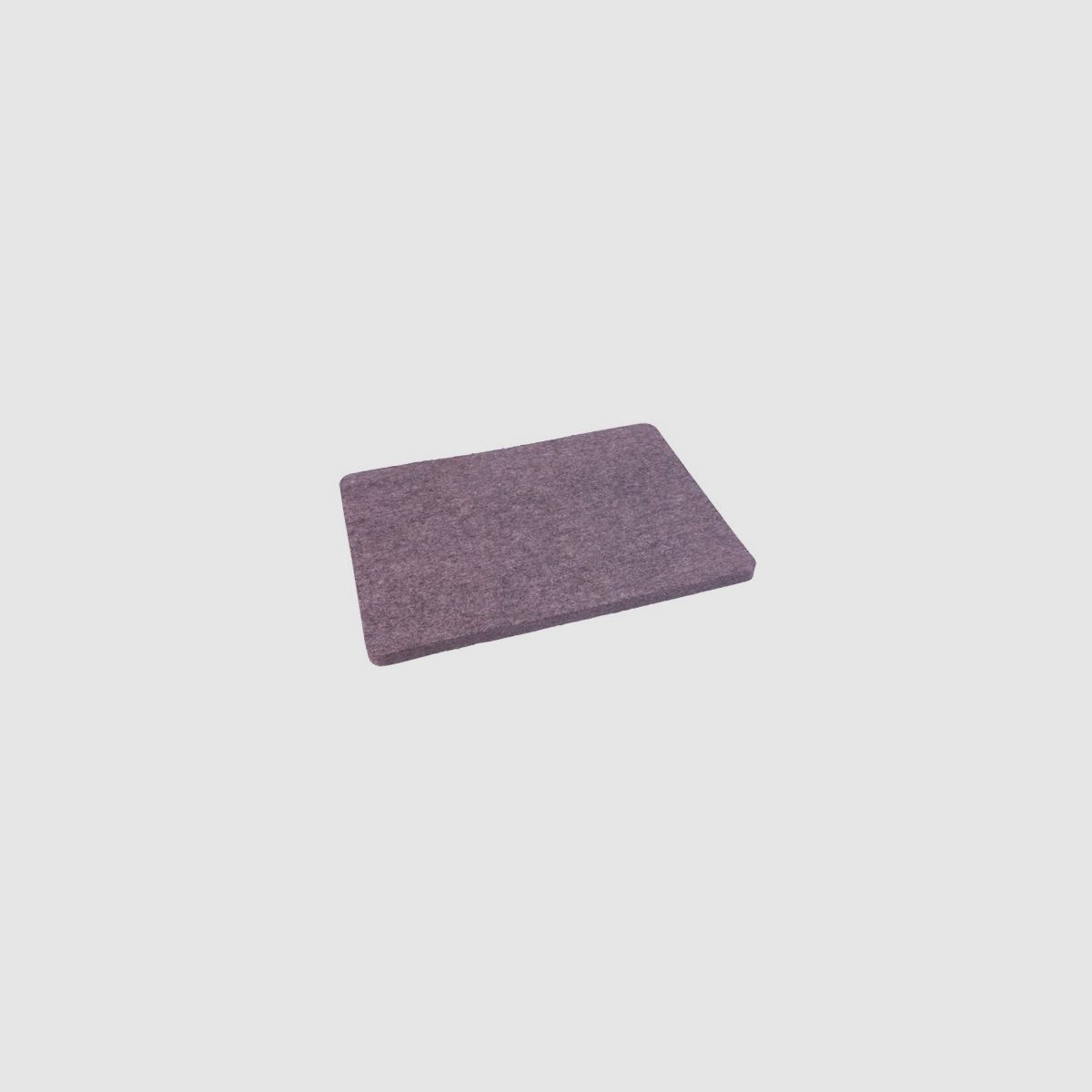 Filzkissen naturmelierter Wollfilz 45 x 31 x 1,5 cm