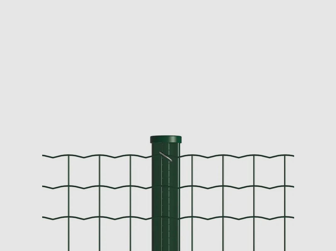 Komplettset 60 m PVC geschweißter Drahtzaun - Maschenweite 100x50mm - Draht 2,5mm - Höhe 1,20 m, Bild 3 von 12