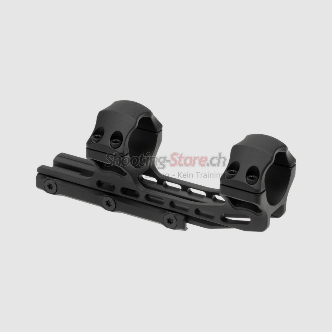 Leapers Accu-Sync Anneaux Offset 50mm Profil Haut 30mm Noir