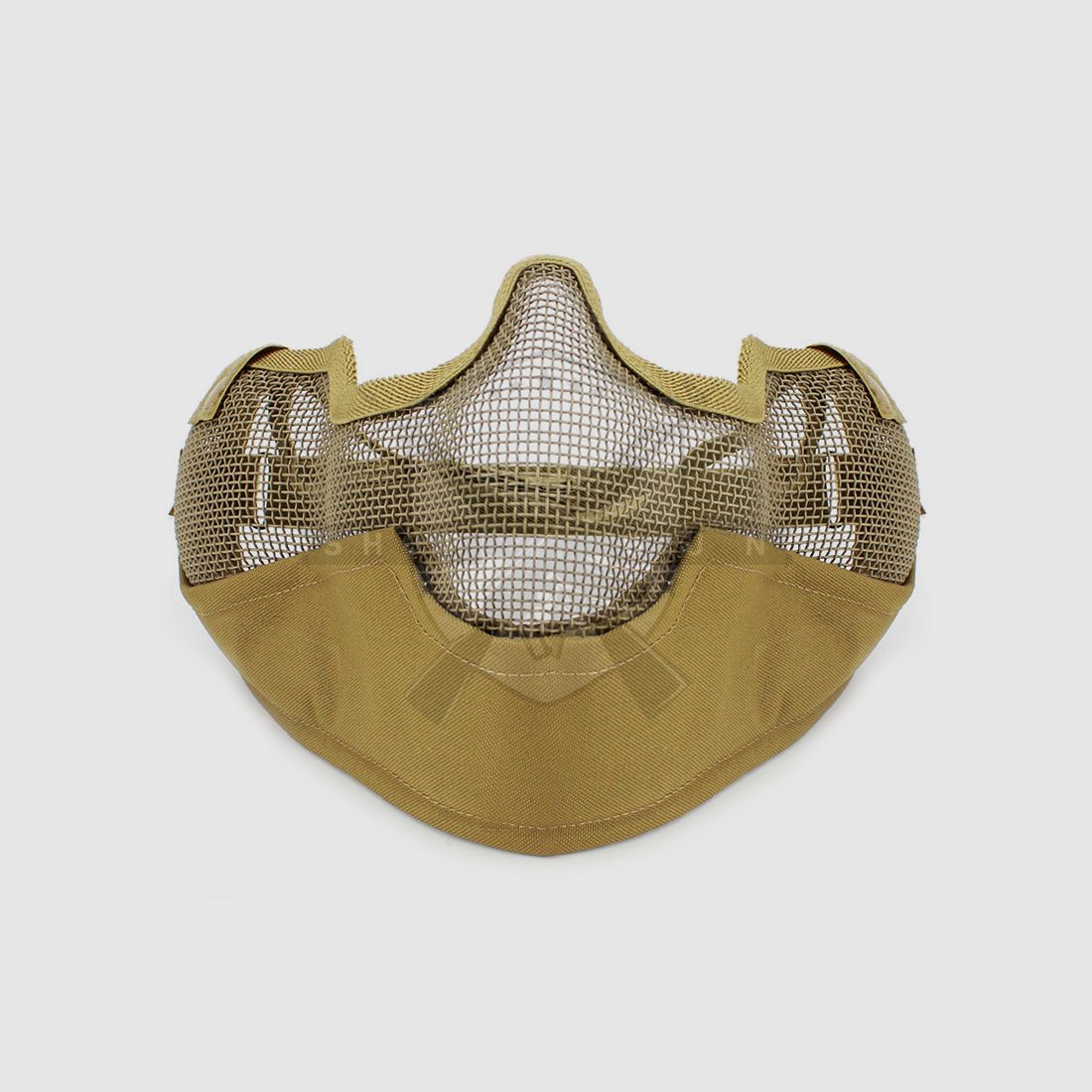 Basic Gittermaske mit Ohrenschutz (Tan)