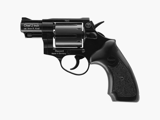 Record Chief 2" Schreckschuss Revolver 9 mm R.K. brüniert