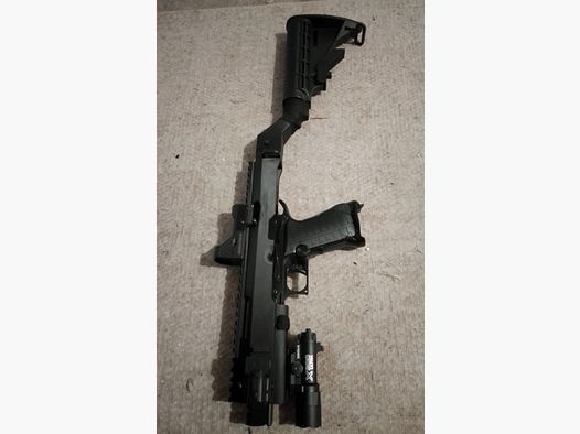 Conversion Body Kit Pistole Airsoft Softair Paintball Ram Universale calcio pieghevole stampa 3d per hobbisti