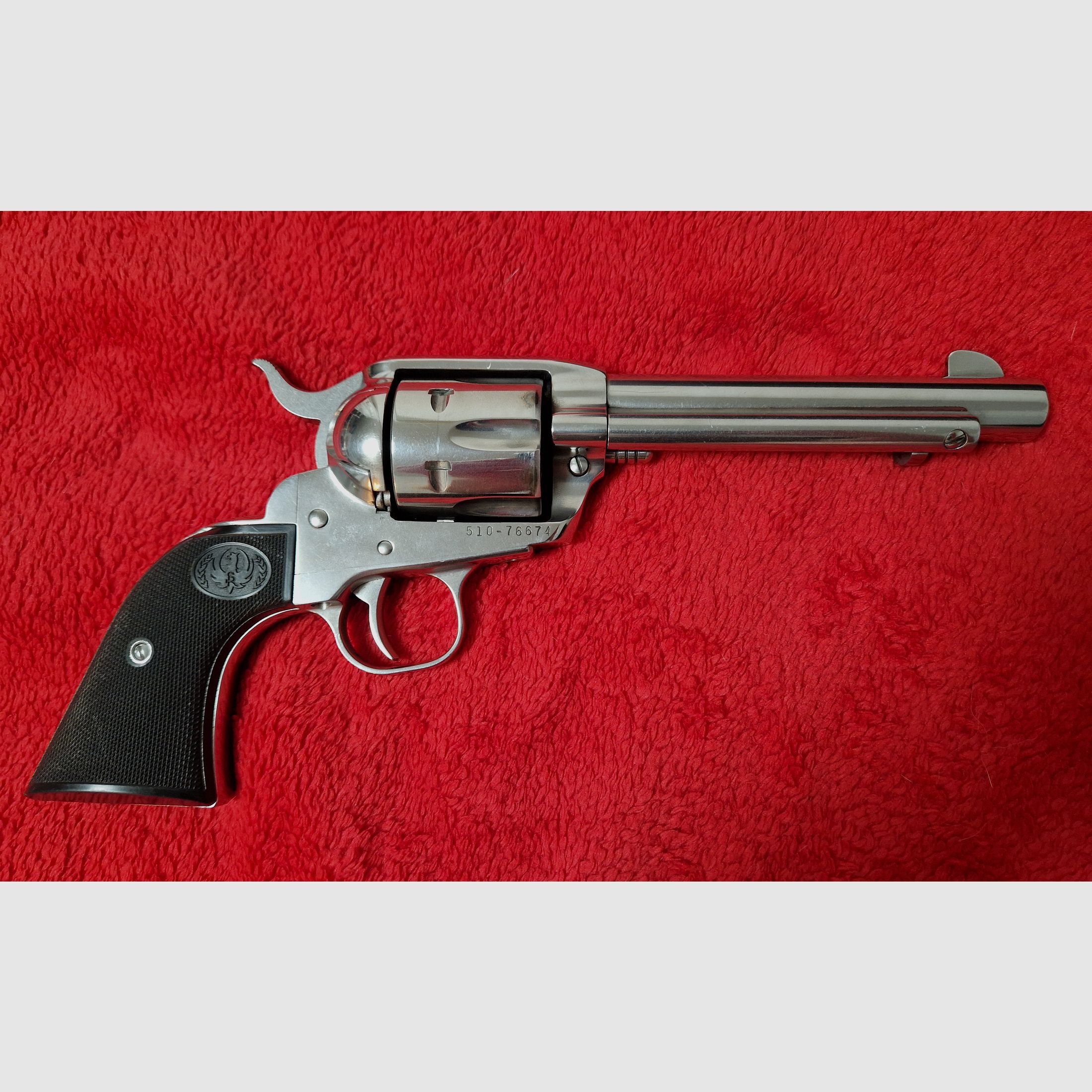 Ruger New Vaquero .357 Mag. – Hochglanz-Edelstahl - ideal für CAS – Top Zustand