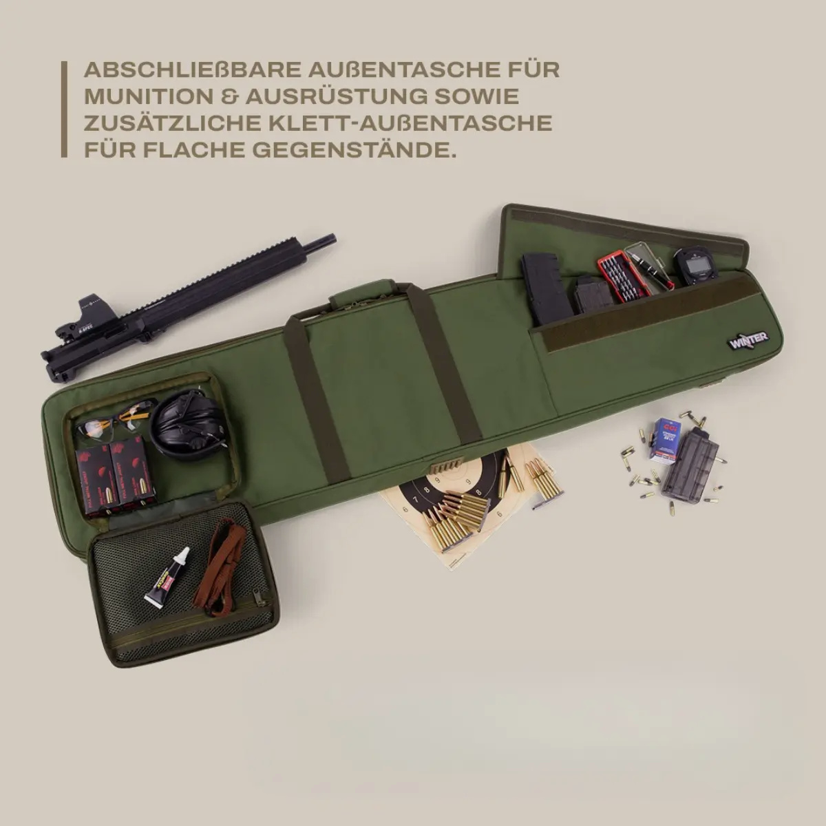 Winter Gun Bag Forest 130 cm