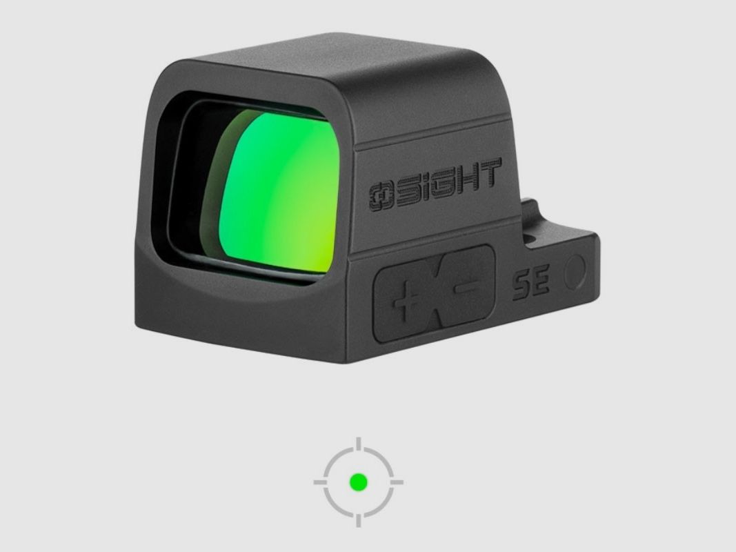 Grüner Punktvisier Osight SE G 6 MOA mit herausnehmbarer Batterie, Bild 2 von 2