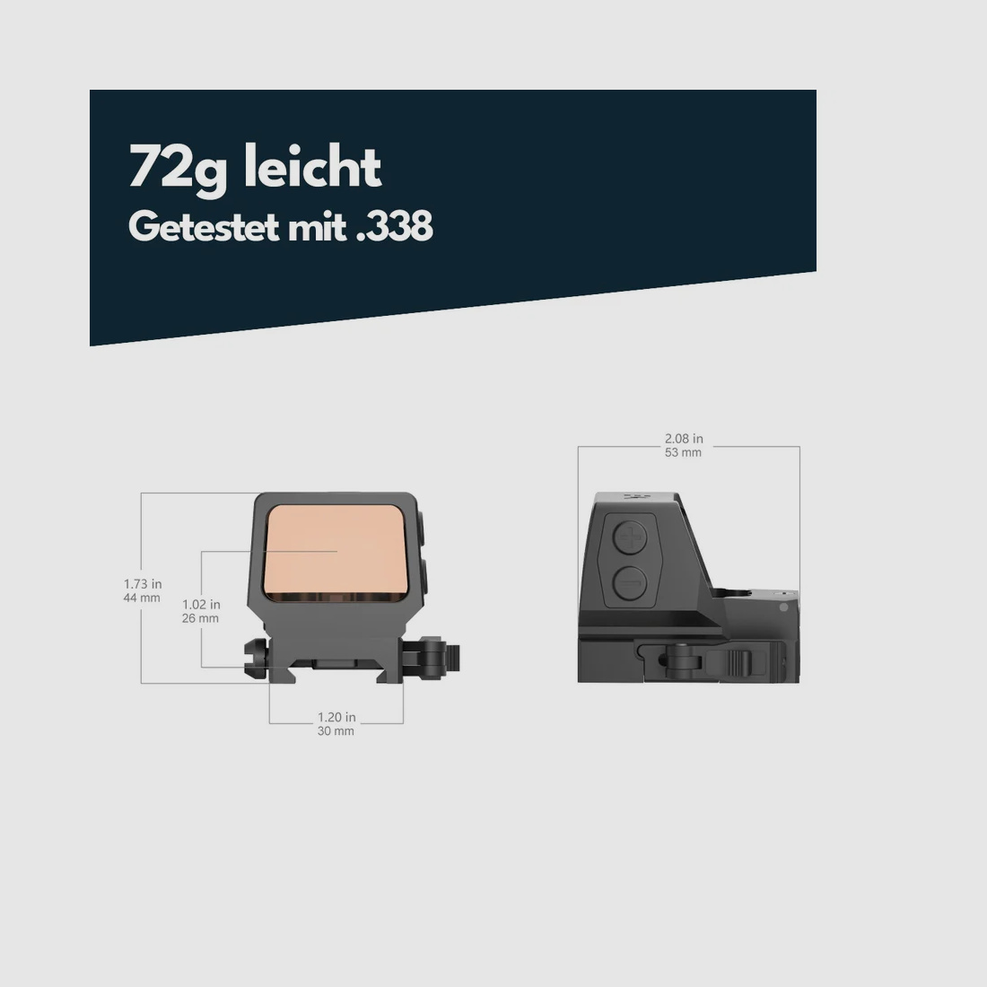 Vector Optics SCRD-65 Frenzy Plus F3 1x22x32 QD Reflex Sight