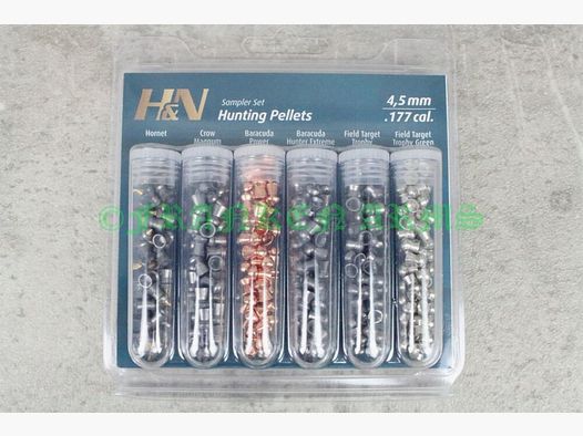 H&N	 Testkugeln Hunting Pellets 4,5mm 215 Stück