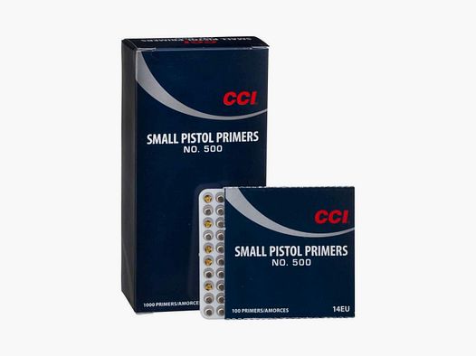 1000 AMORCES CCI N°500 Small Pistol