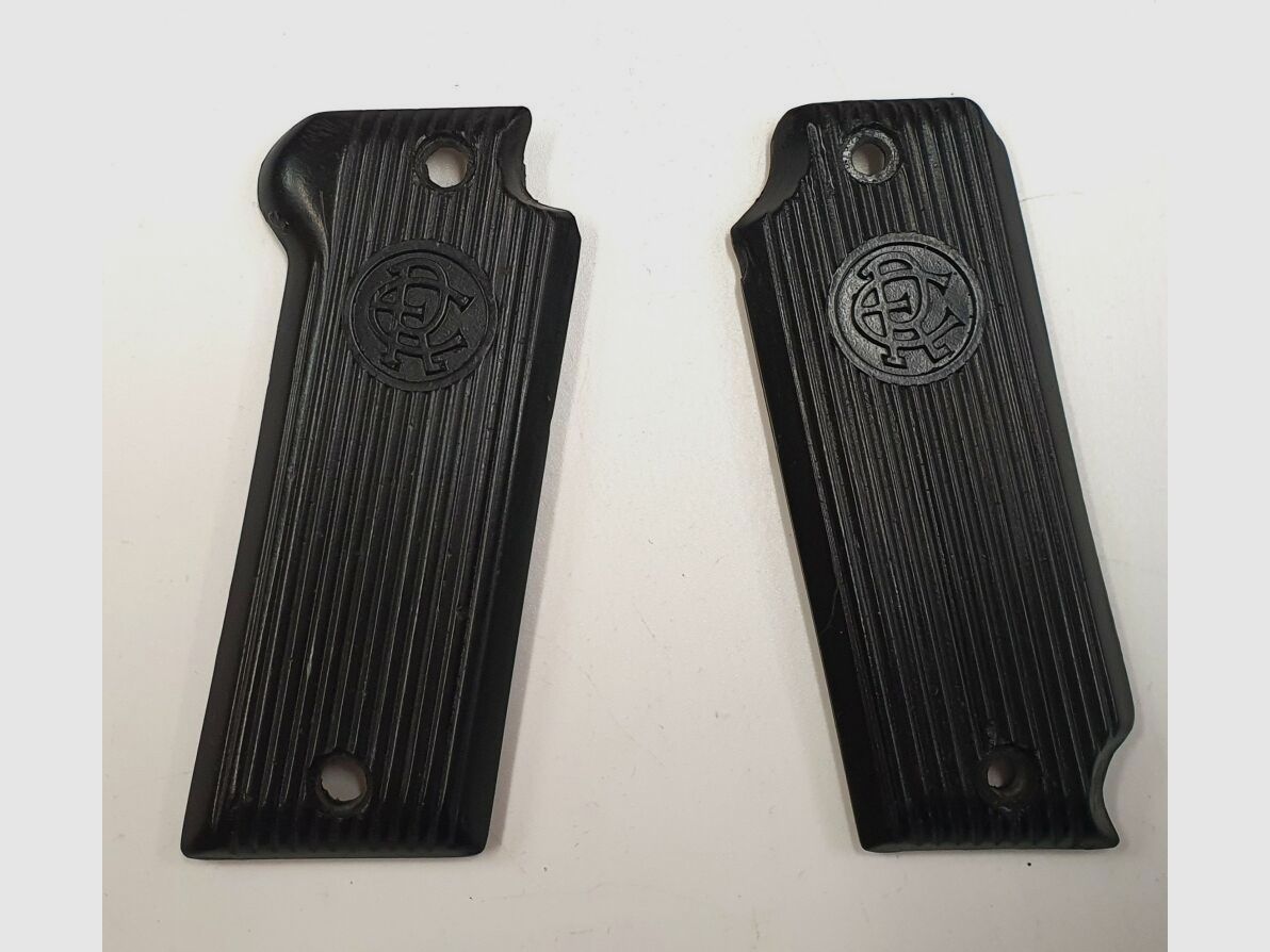 Poignées Astra pour R.E. Astra 400 militaire espagnol, noires, d'occasion