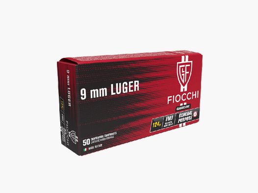 MUNITIONS FIOCCHI 9X19 (9MM PARA) 709354 LES 50