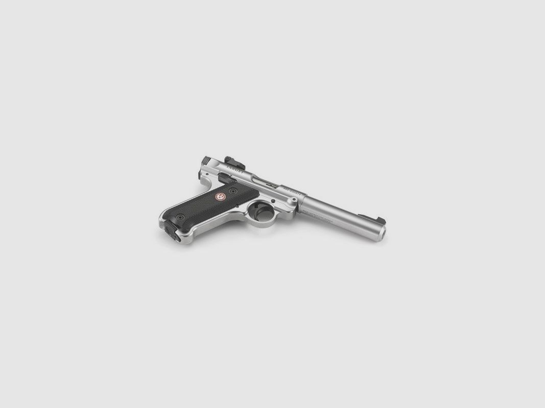 PISTOLET RUGER MARK IV TARGET INOX CALIBRE 22 LR - 5,5 POUCES, image 4 sur 8