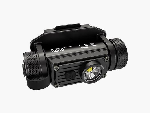 Nitecore HC60M headlamp HC60M 1000 lumens including battery and NVG mount