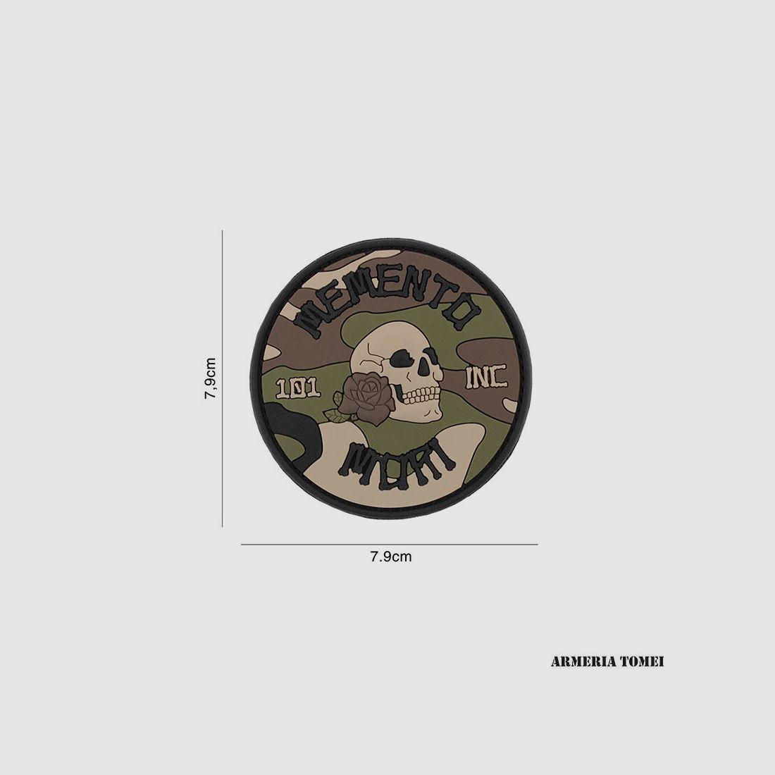 PATCH – 3D PVC MEMENTO MORI MIMETICA #5106