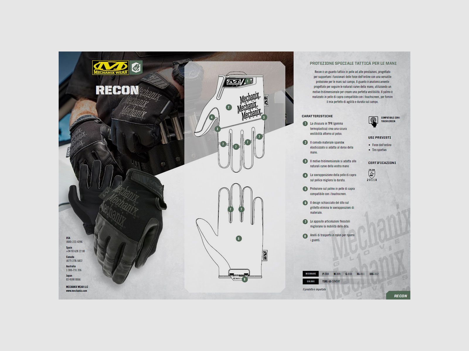 MECHANIX WEAR – RECON HIGH DEXTERITY Covert, Bild 3 von 9