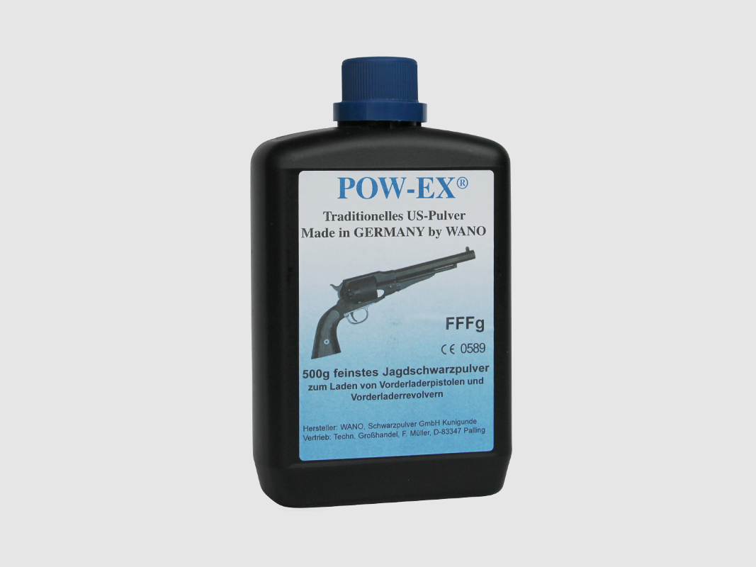 POW-EX JACHT ZWARTPOEDER FFF g - 0,5 KG, afbeelding 1 van 2