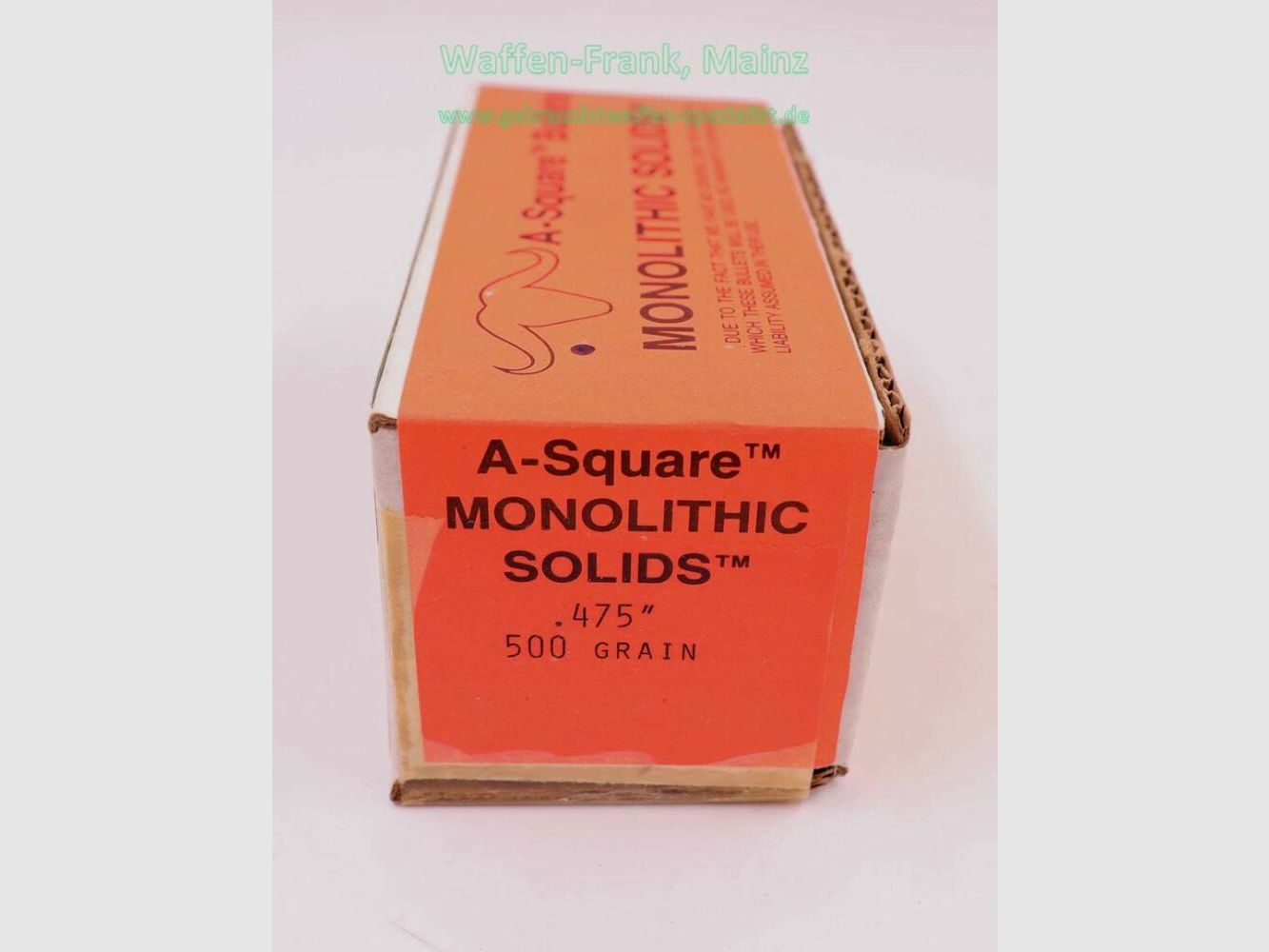 A-Square Alphin Press. Balles de fusil .475 Nitro (.475)
