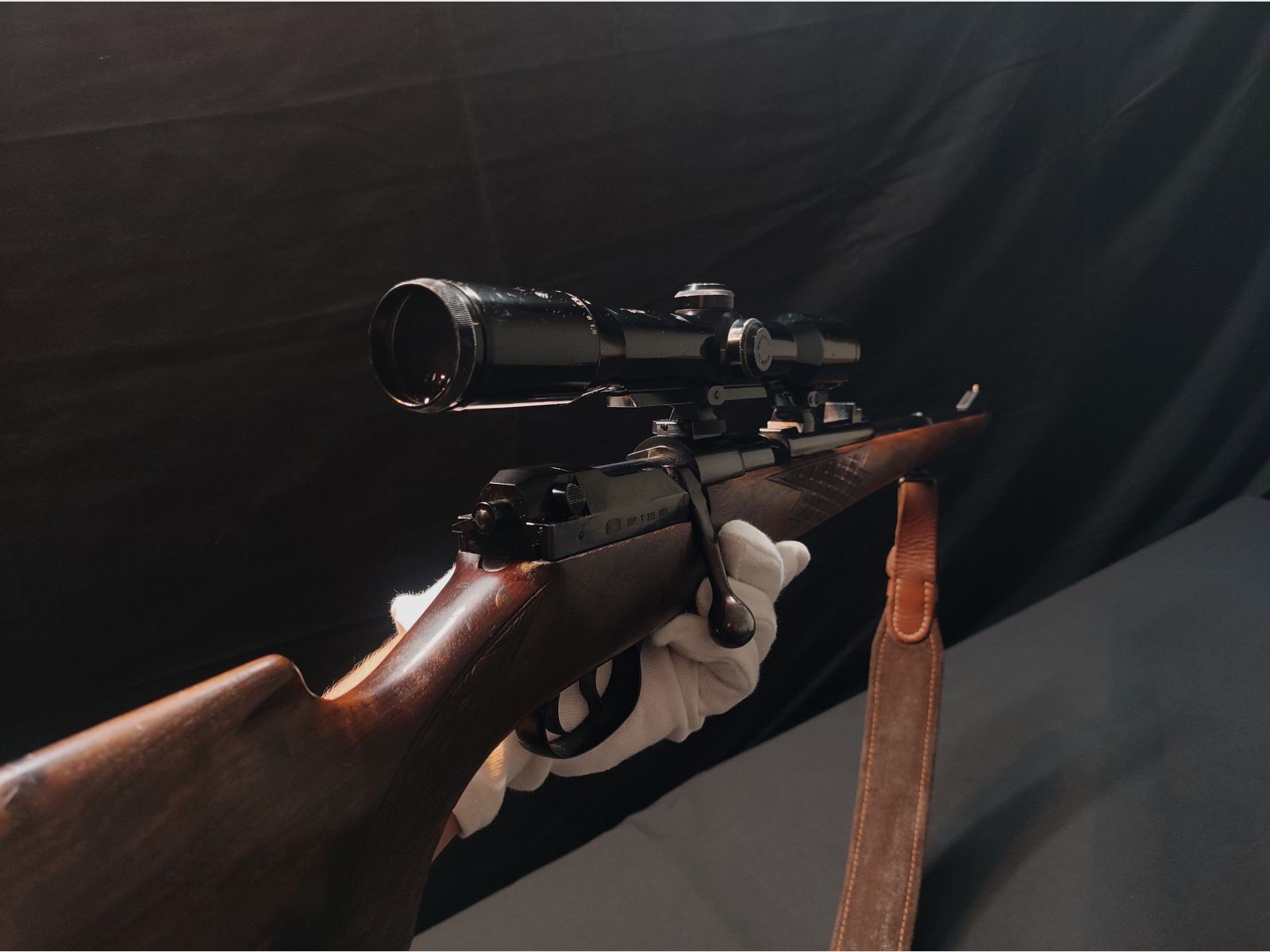 # Mauser Mod. 66 bolt-action rifle caliber 7x64 with Zeiss Diavari-D 1.5–6x – good condition – incl. 139 rounds hunting ammunition