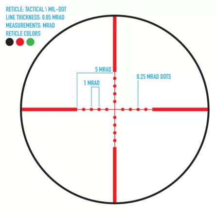 Luneta FireField Tactical 4-16x42 SFP AO IR, zdjęcie 8 z 8